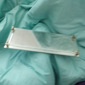 Mirrored vanity tray